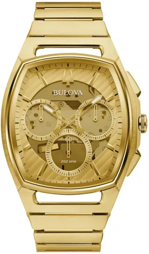 Bulova Watch Curve Chronograph D