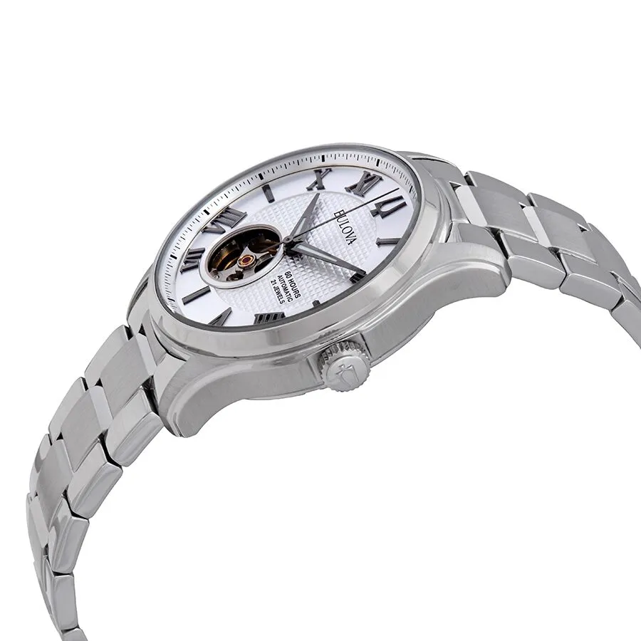 Bulova Wilton Automatic Silver Dial Men's Watch 96A207