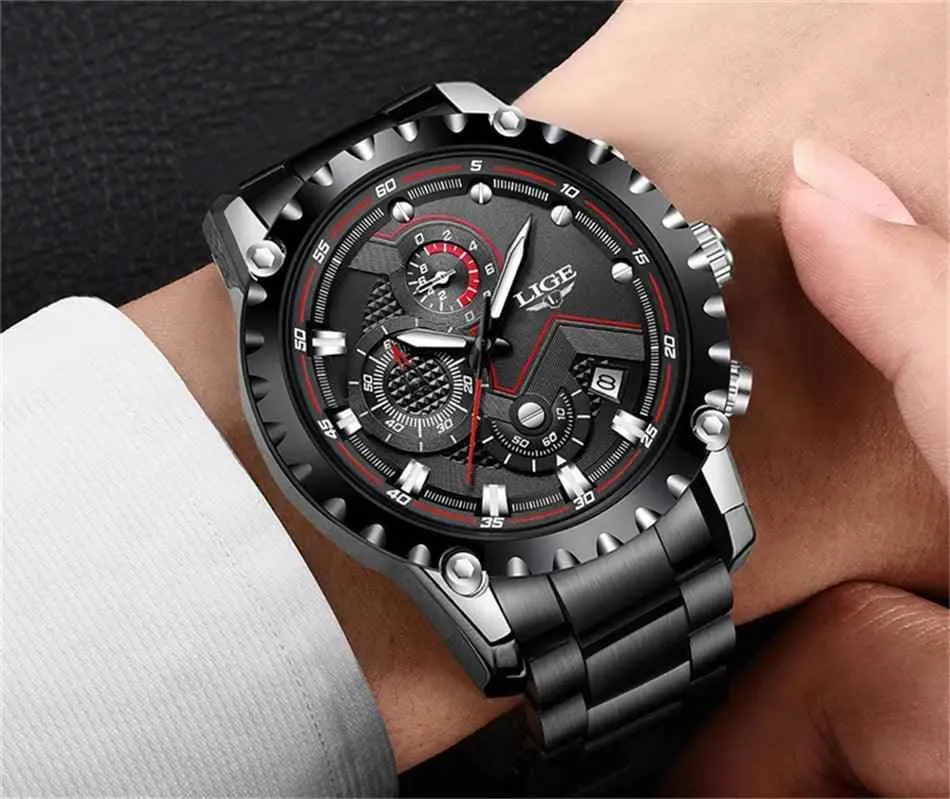 Business Simple Watch SCWTY41 Luxury Blue Stainless Steel Quartz