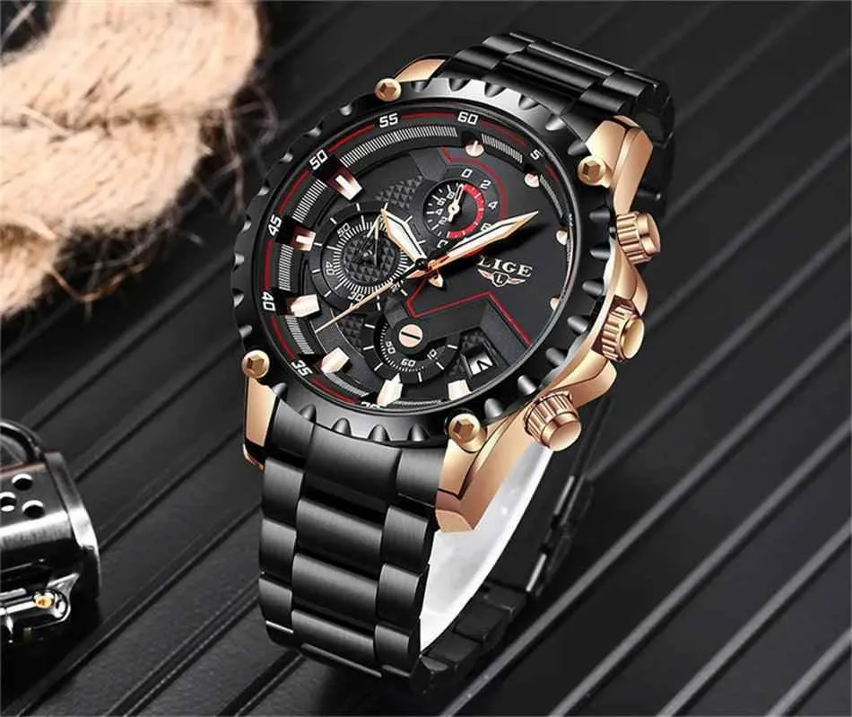 Business Simple Watch SCWTY41 Luxury Blue Stainless Steel Quartz