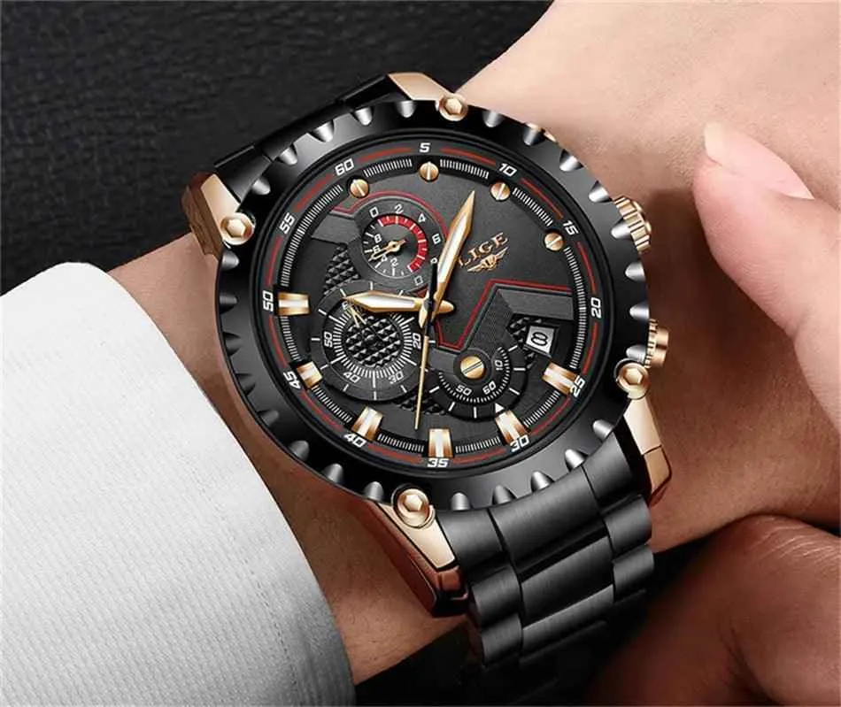 Business Simple Watch SCWTY41 Luxury Blue Stainless Steel Quartz