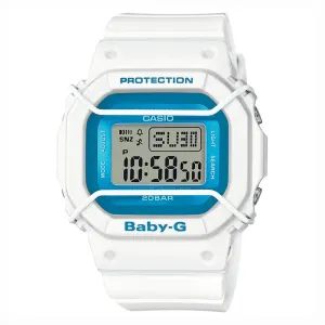 Casio BABY-G Men's White Resin Band White Dial Smart Watch - BGD501FS-7