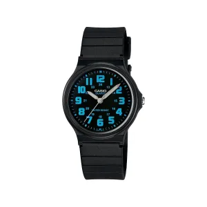 Casio Black / Blue Analogue Watch - MQ71-2B