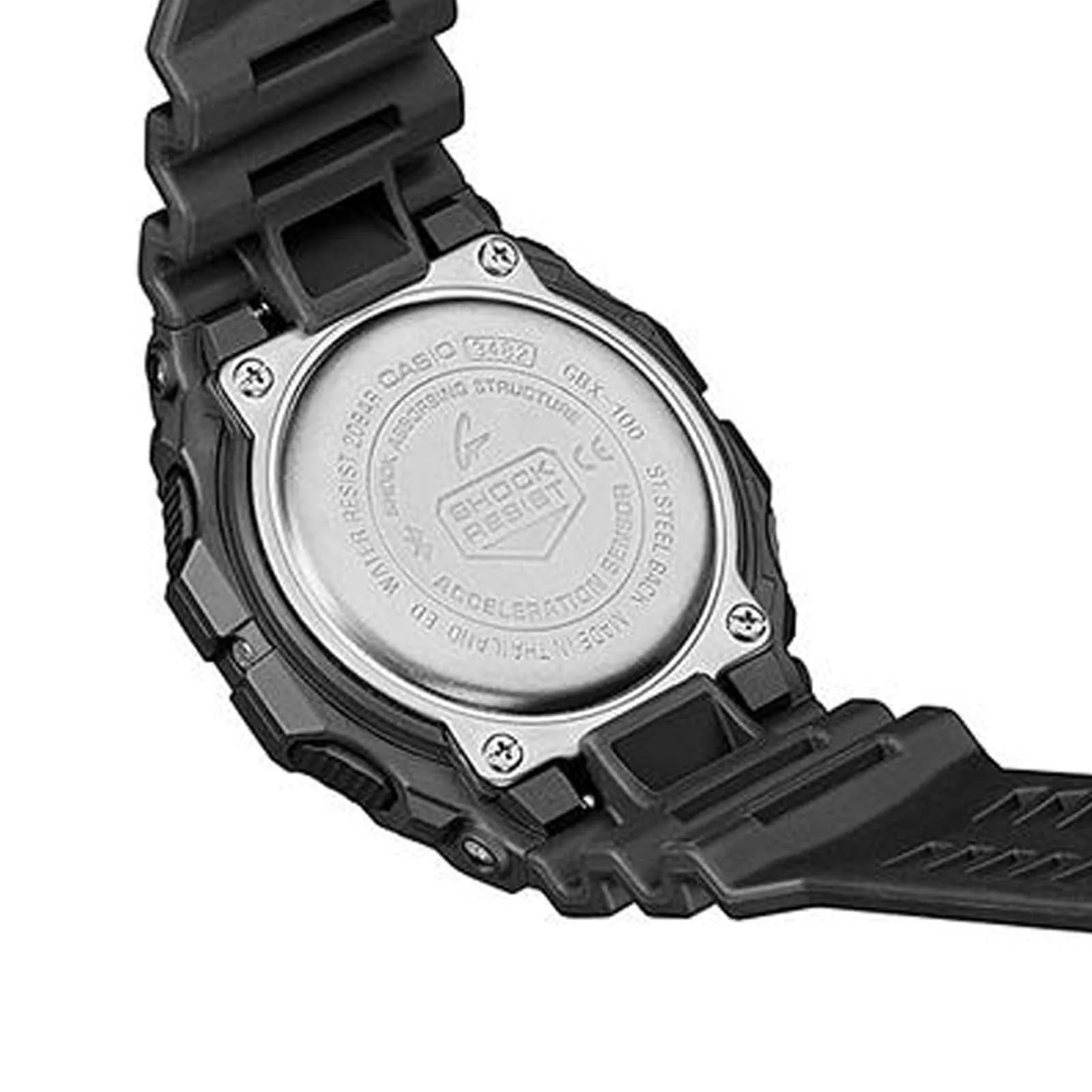 Casio G-Shock Black Resin Bluetooth Watch GBX100NS-4D