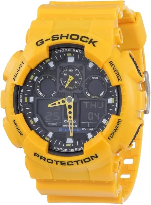 Casio GA100A-9A Watch, Strap.