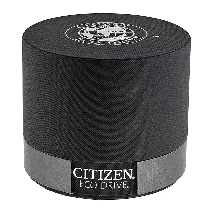 Citizen Proximity Eco Drive Black Dial Leather Men's Watch AT7035-01E