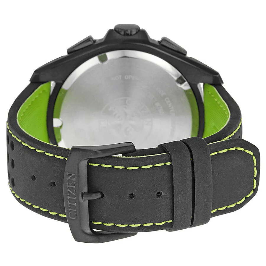 Citizen Proximity Eco Drive Black Dial Leather Men's Watch AT7035-01E