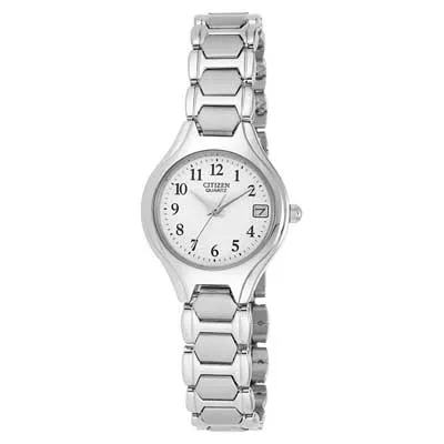 Citizen Quartz  Watch with White Round Dial