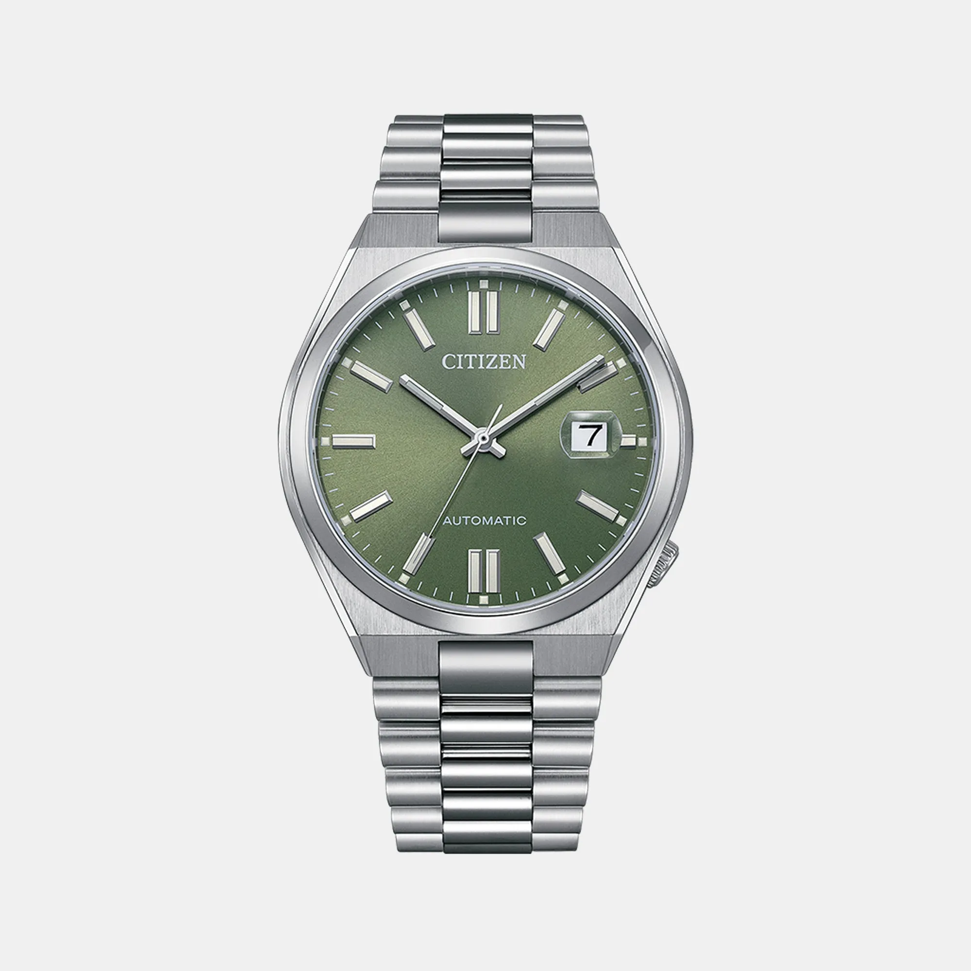 Citizen Tsuyosa Collection Men's Green Analog Stainless Steel Watch NJ0158-89Z