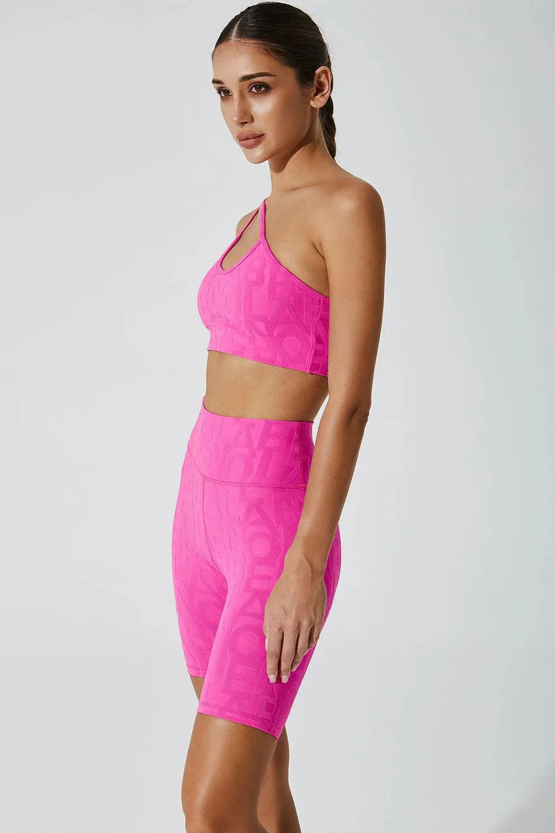 Classic 5" F'Onte Bikershort 3D - Dark Pink Purple