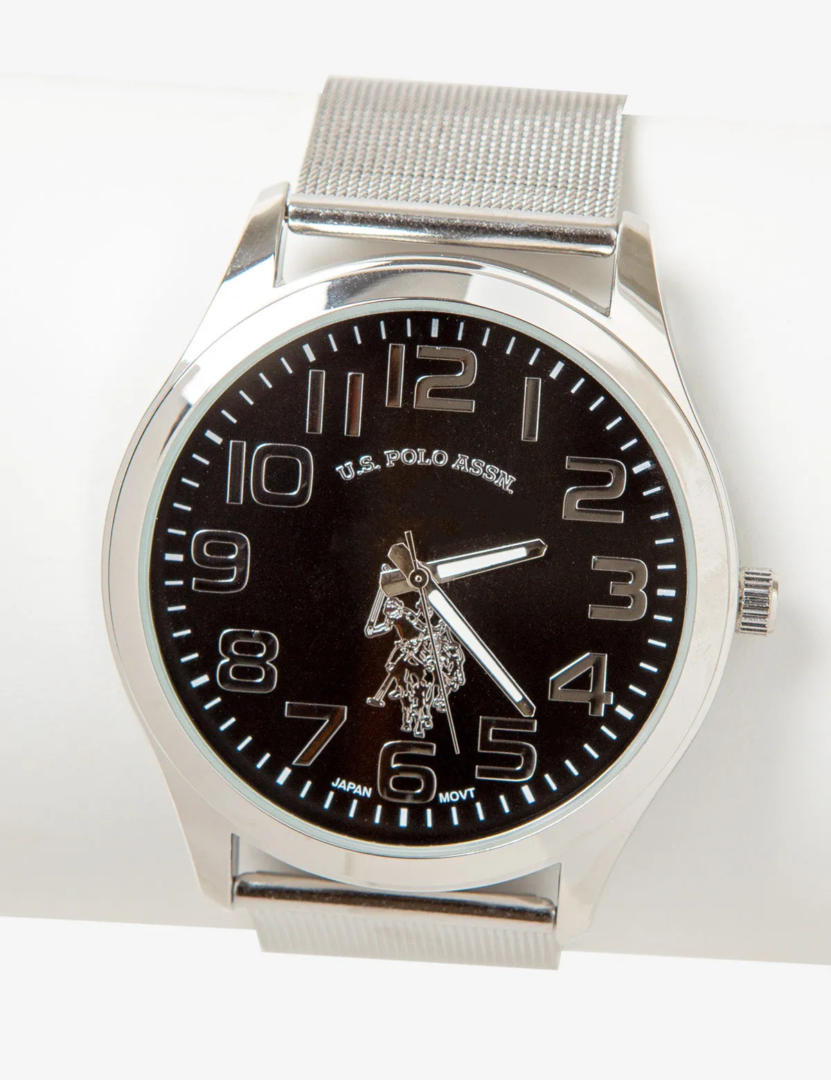 CLASSIC ANALOG DIAL MESH STRAP WATCH SET