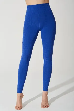 Classic Dese Fleur Legging 3D - Royal Blue