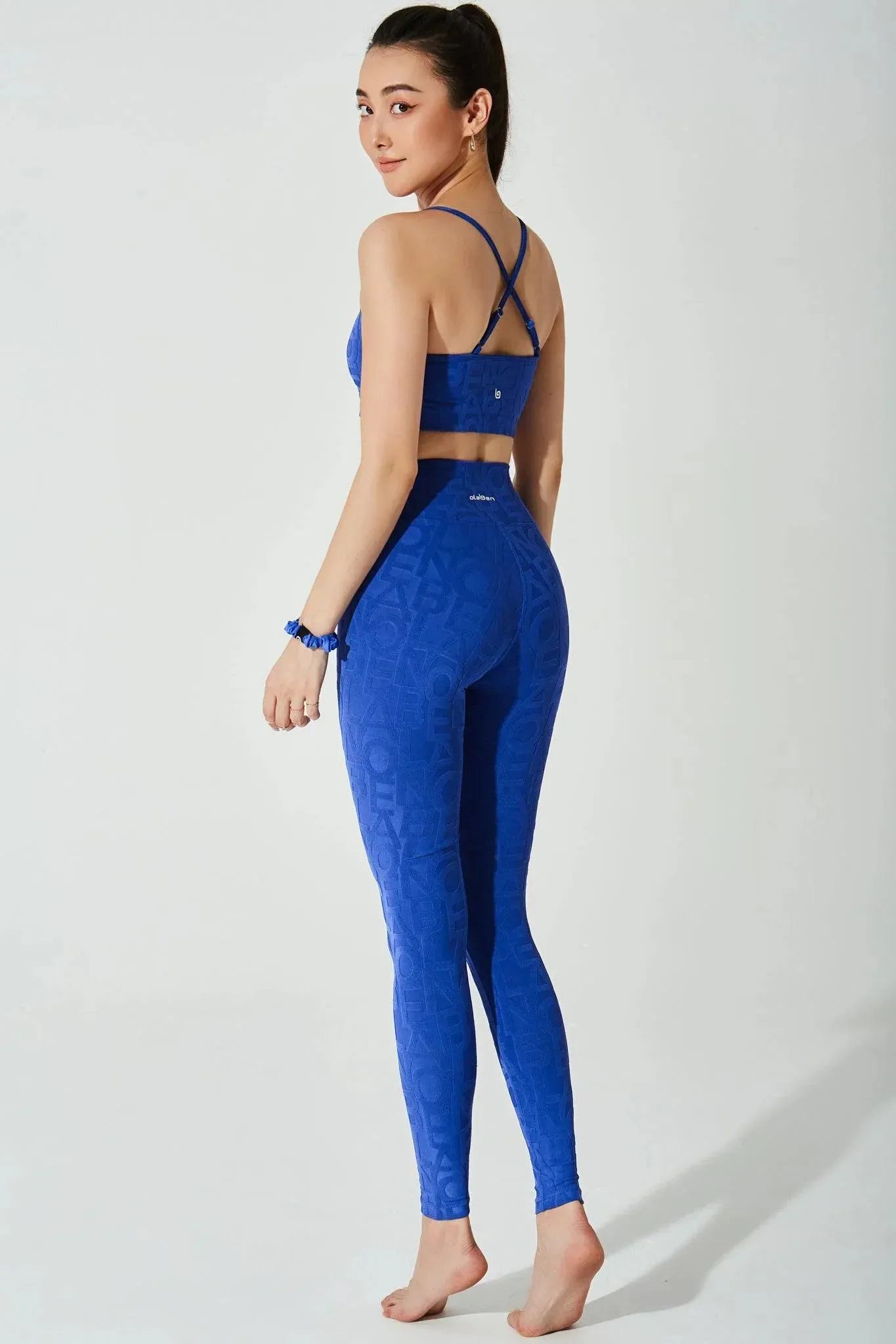 Classic Dese Fleur Legging 3D - Royal Blue