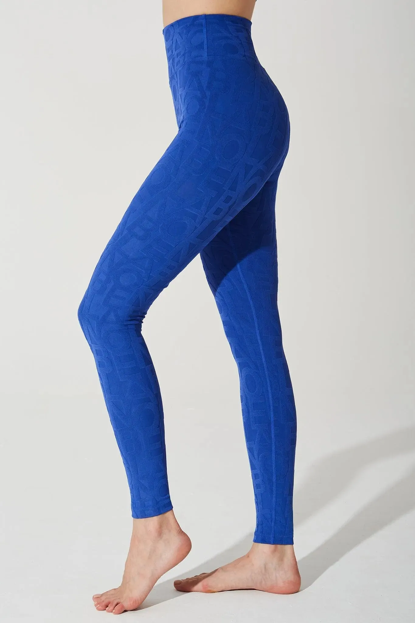 Classic Dese Fleur Legging 3D - Royal Blue