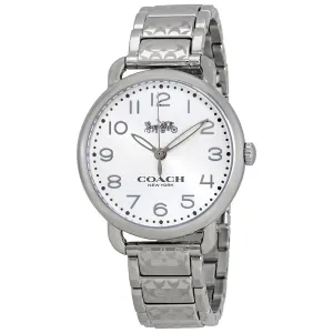 Coach Delancey Silver Dial Stainless Steel Ladies Watch 14502495