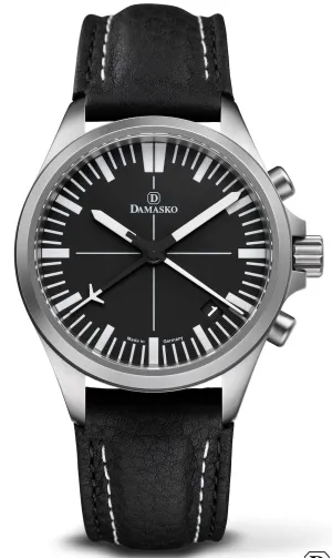 Damasko Watch DC72 Leather With Double Stitch Pin Buckle