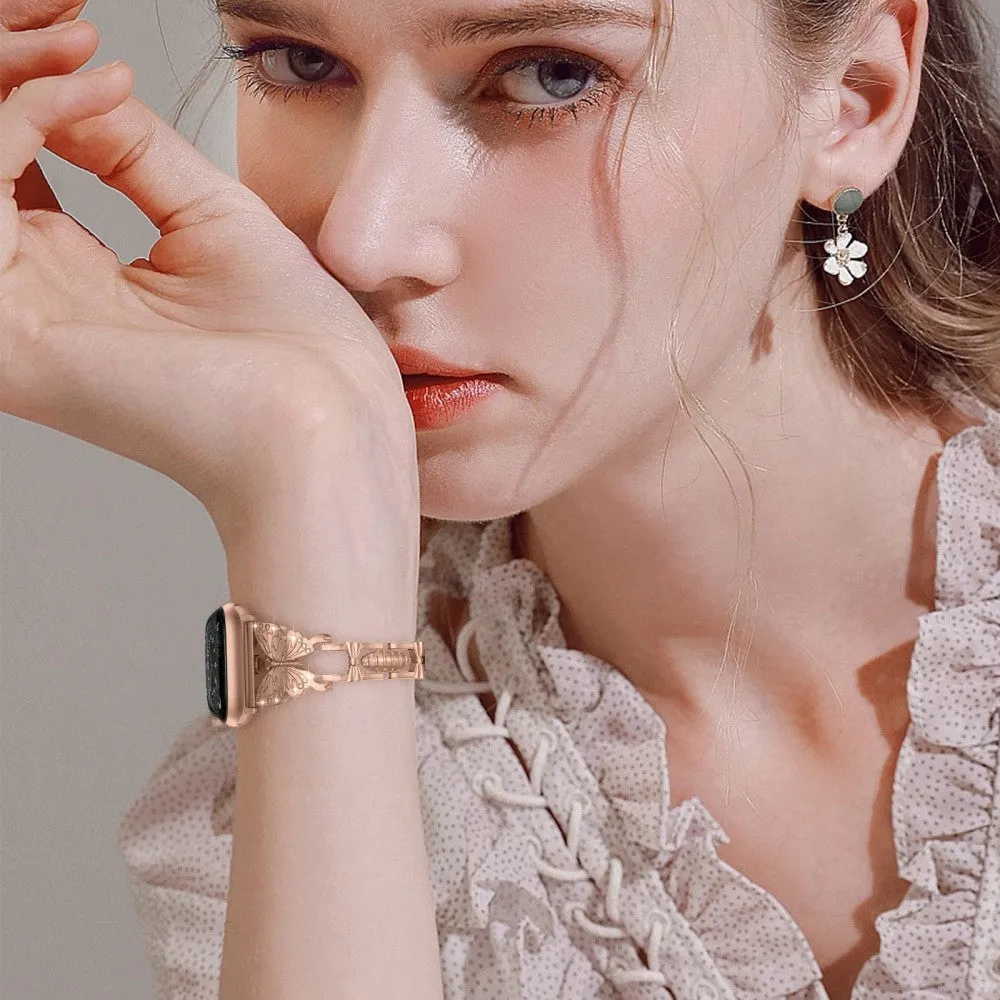 Diamond Metal Butterfly Strap for Apple Watch