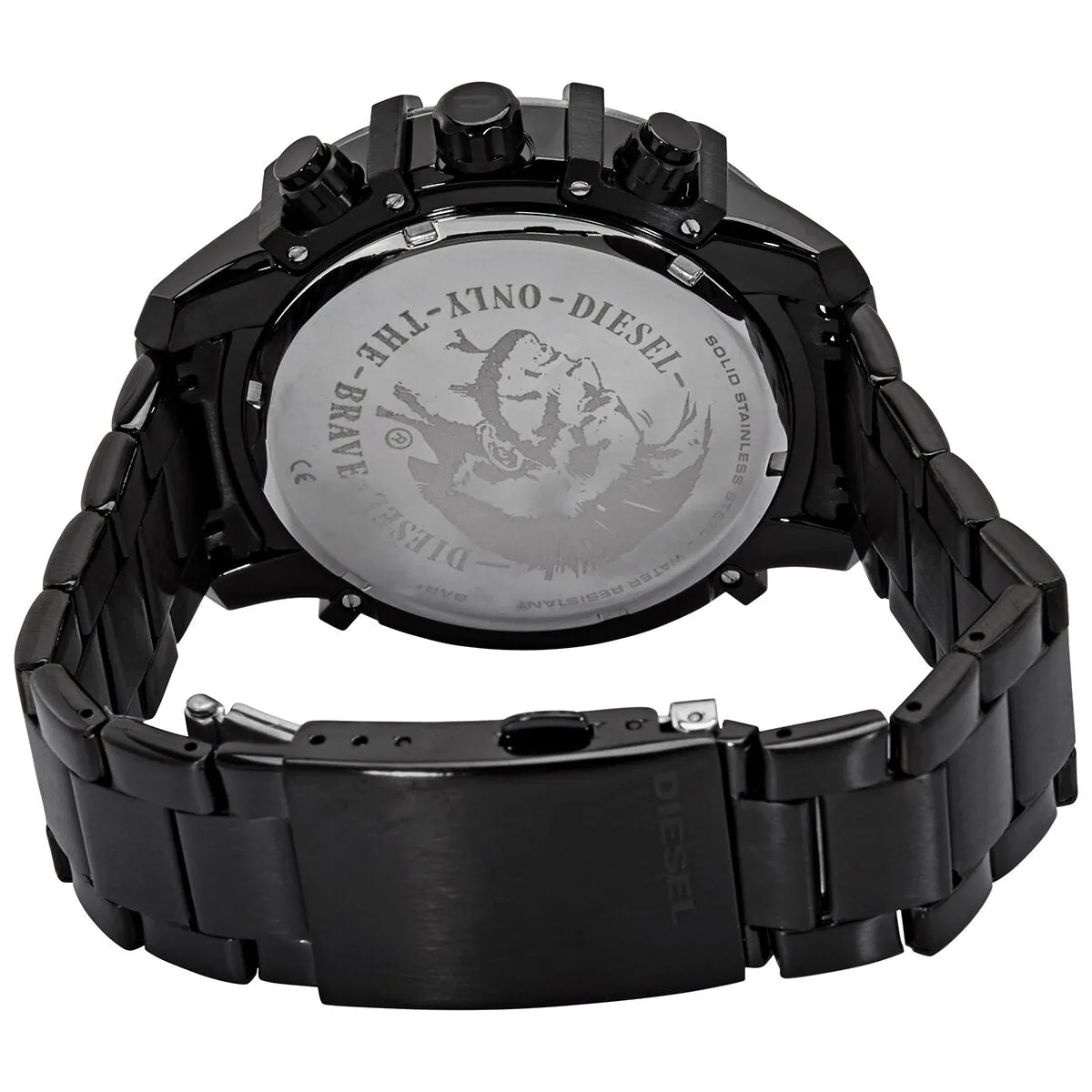 Diesel Griffed Chronograph Quartz Black Dial Men's Watch DZ4529