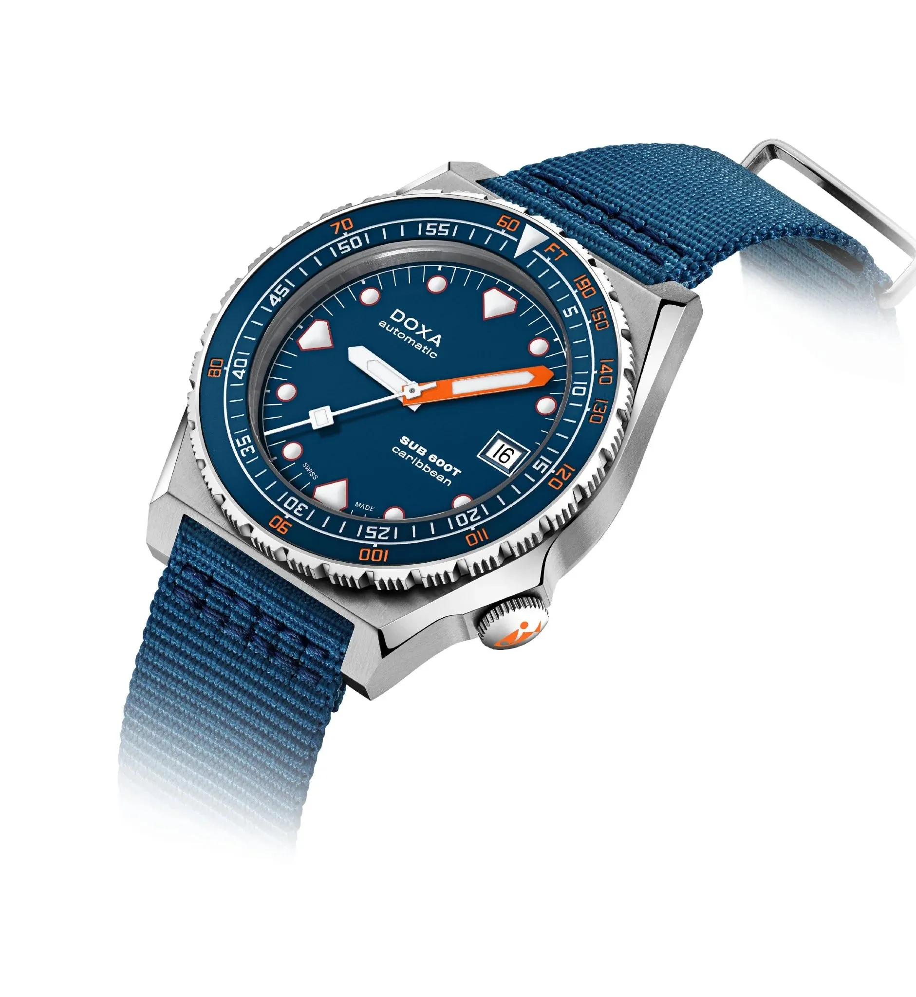 DOXA Sub 600T Caribbean Nato Ceramic - 862.10.201.32-N
