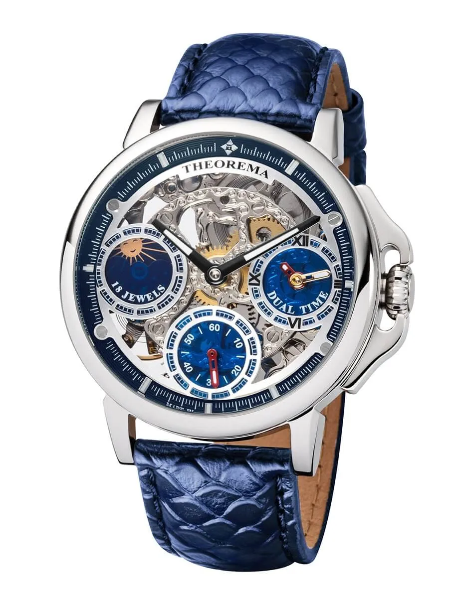 Dual-Time Buenos Aires Theorema - GM-114-11 | Silver | Made in Germany