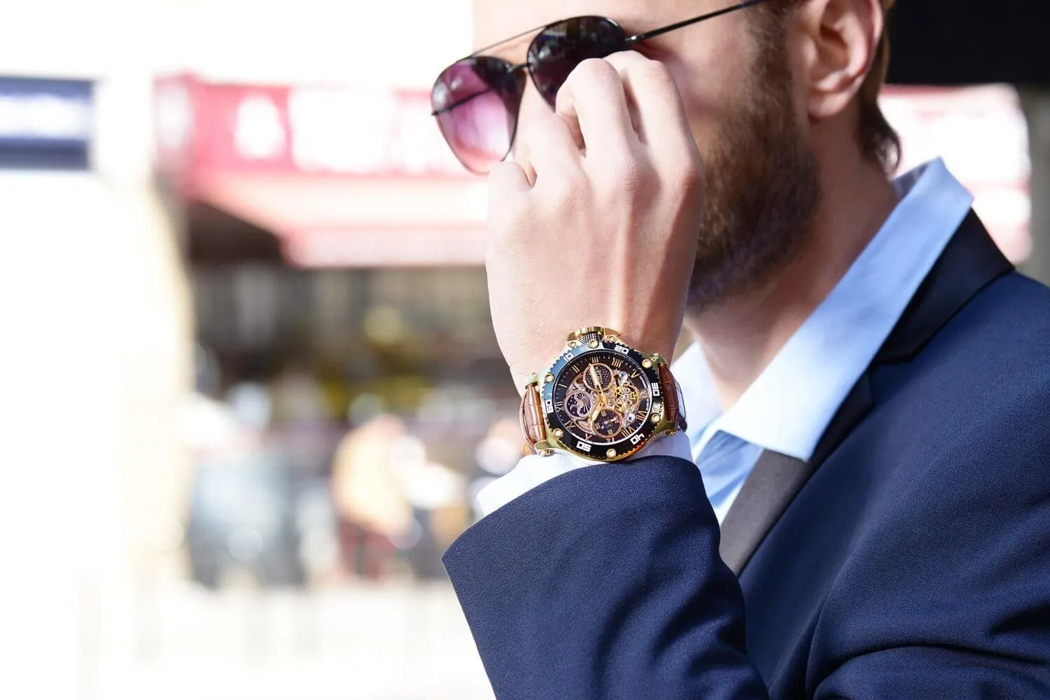 Dual-Time Hawaii Pionier GM-514-2 | Gold | Made in Germany