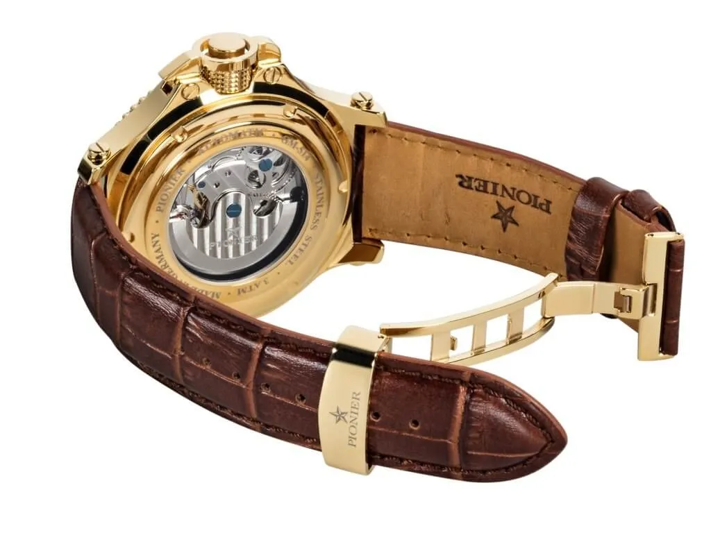 Dual-Time Hawaii Pionier GM-514-2 | Gold | Made in Germany