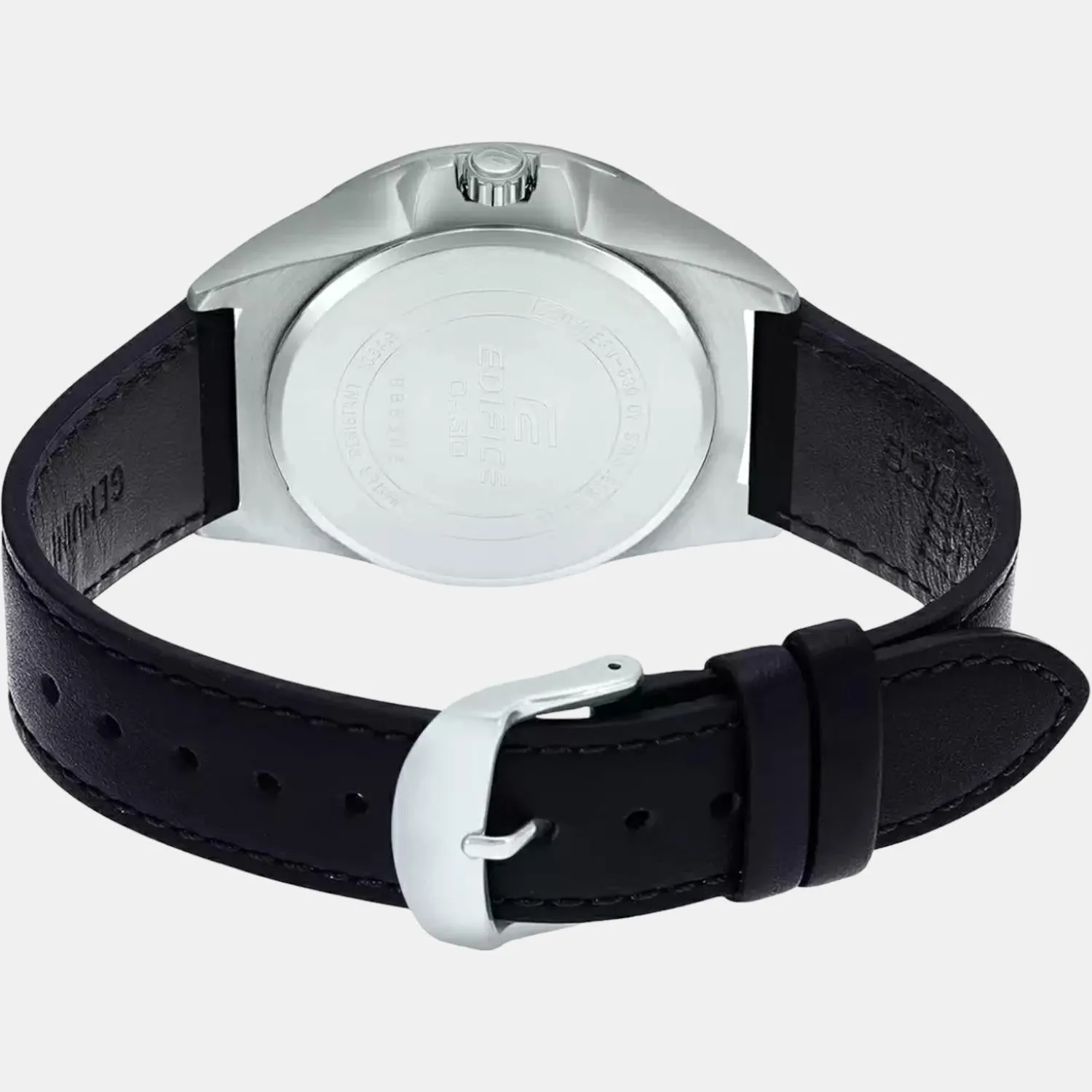 Edifice Men's Analog Leather Watch ED538 - EFV-140L-1AVUDF