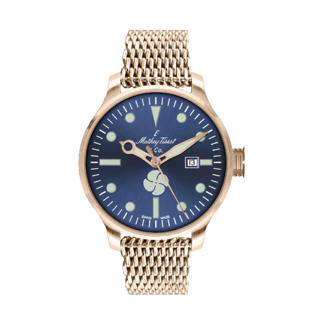 ELICA Rose Gold Cobalt Blue