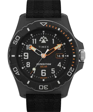 Expedition Freedive Ocean 46mm Recycled Fabric Strap Watch
