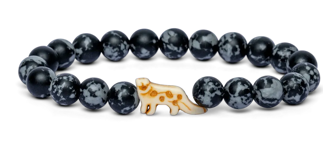 Fahlo Animal Tracking The Ascent Bracelet - Snow Leopard