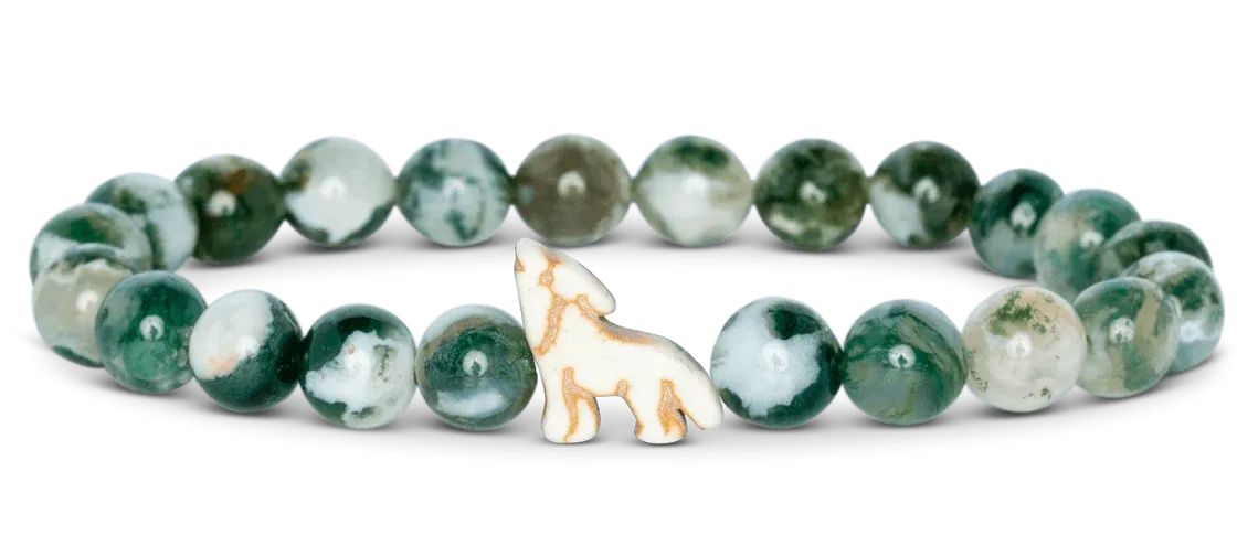 Fahlo Animal Tracking The Scout Bracelet - Wolf