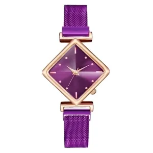 Fashion Ladies Watch Diamond Dial Hand Watch Simple Casual Fashion Quartz Watch Wholesale