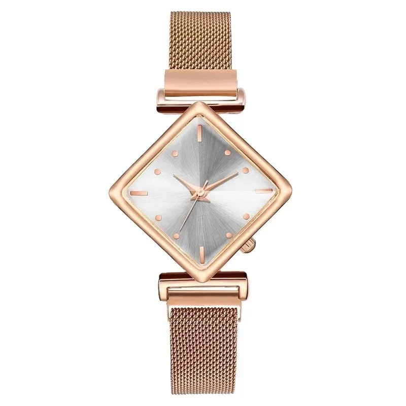Fashion Ladies Watch Diamond Dial Hand Watch Simple Casual Fashion Quartz Watch Wholesale