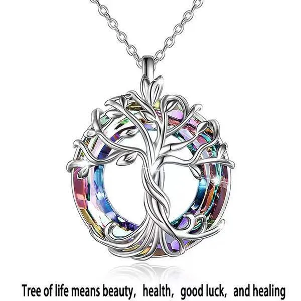 Fashion Tree Of Life Necklace Jewelry Pendant Personality Simple Hollow