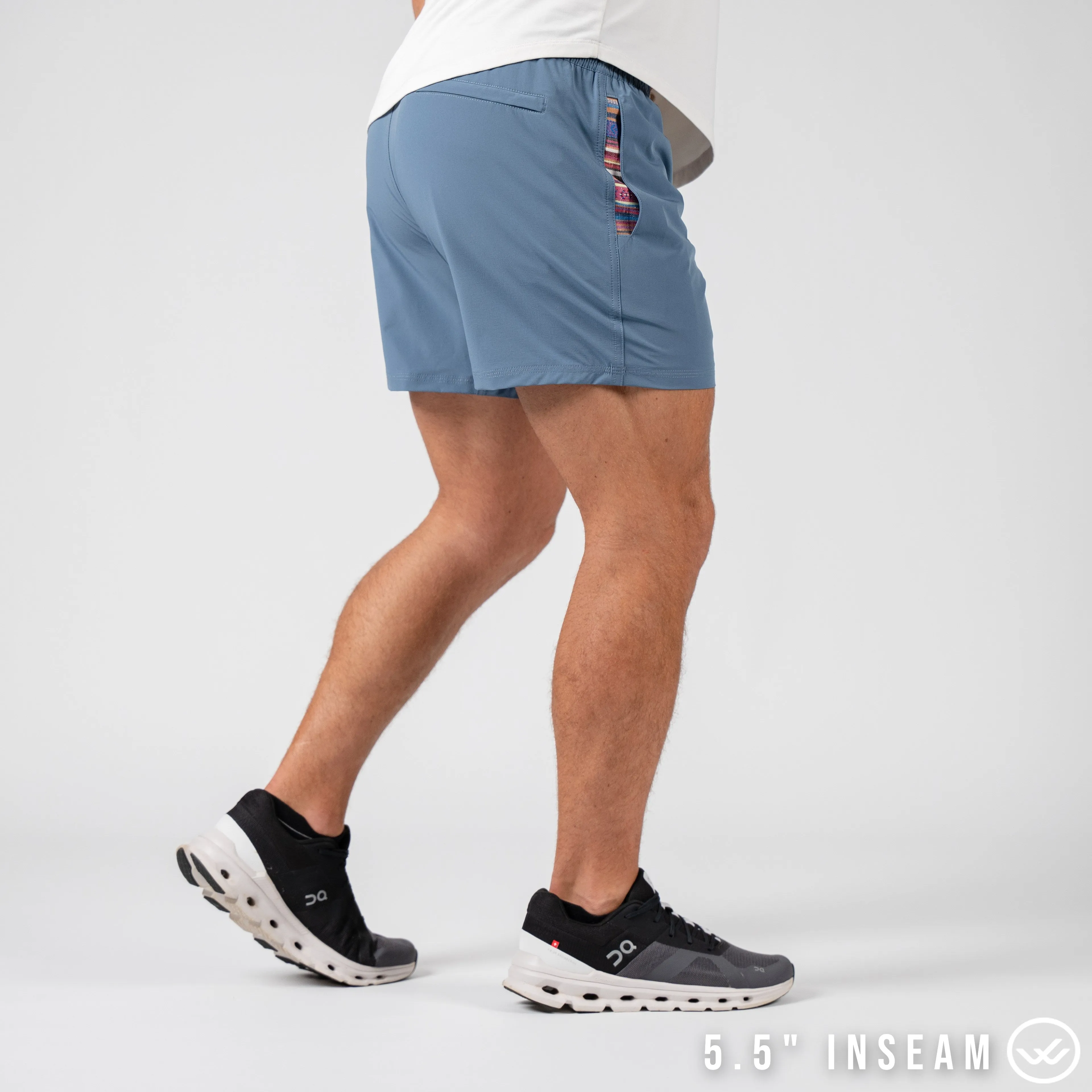 Flow 2.0 Short (Athletic) - Chalk 5.5" & 7" - Linerless