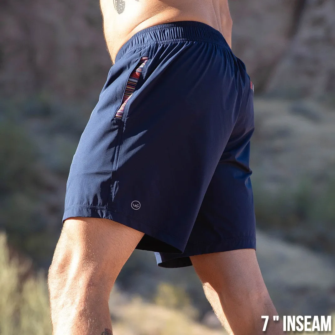 Flow Short (Athletic) - Adriatic 5.5" & 7" - Linerless