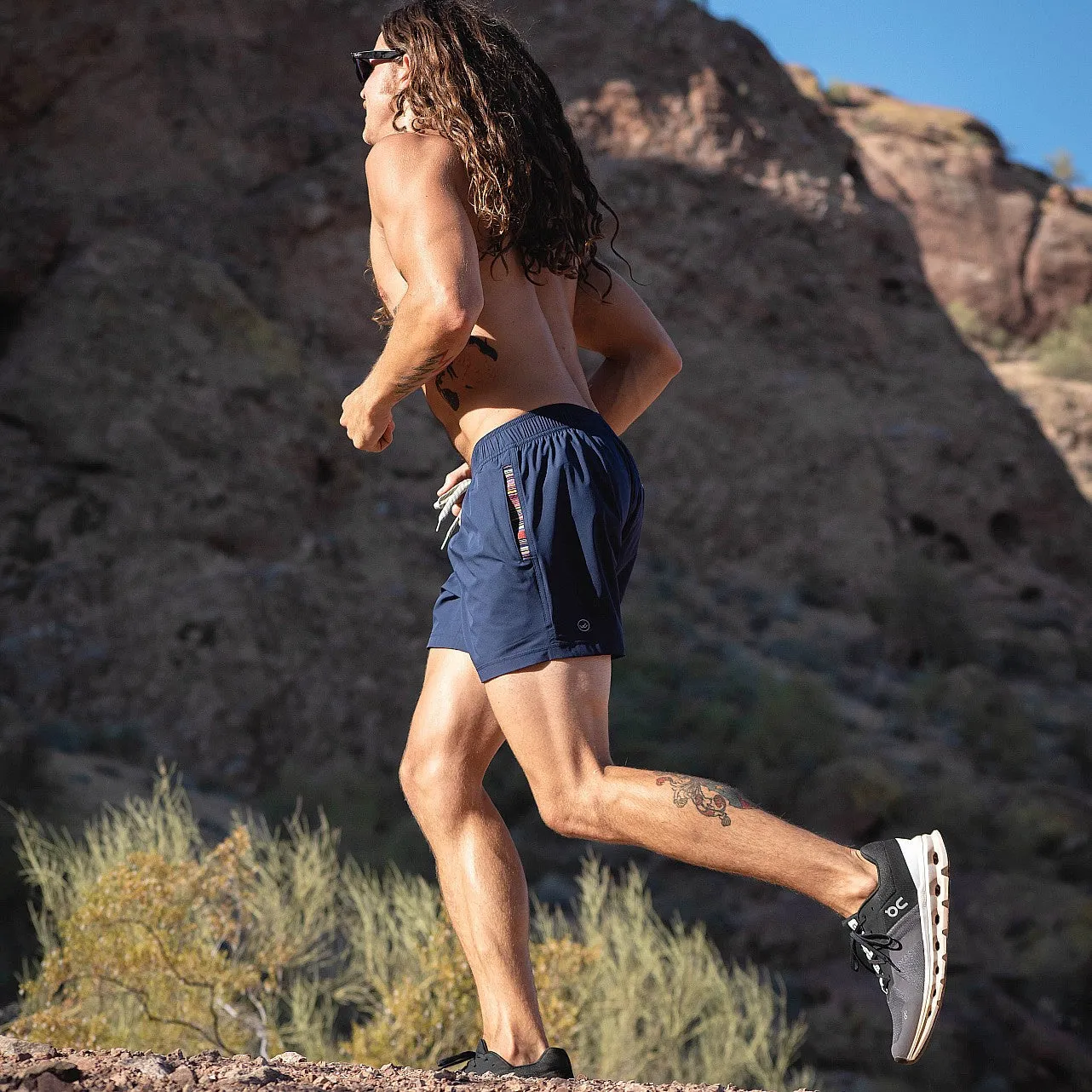 Flow Short (Athletic) - Adriatic 5.5" & 7" - Linerless