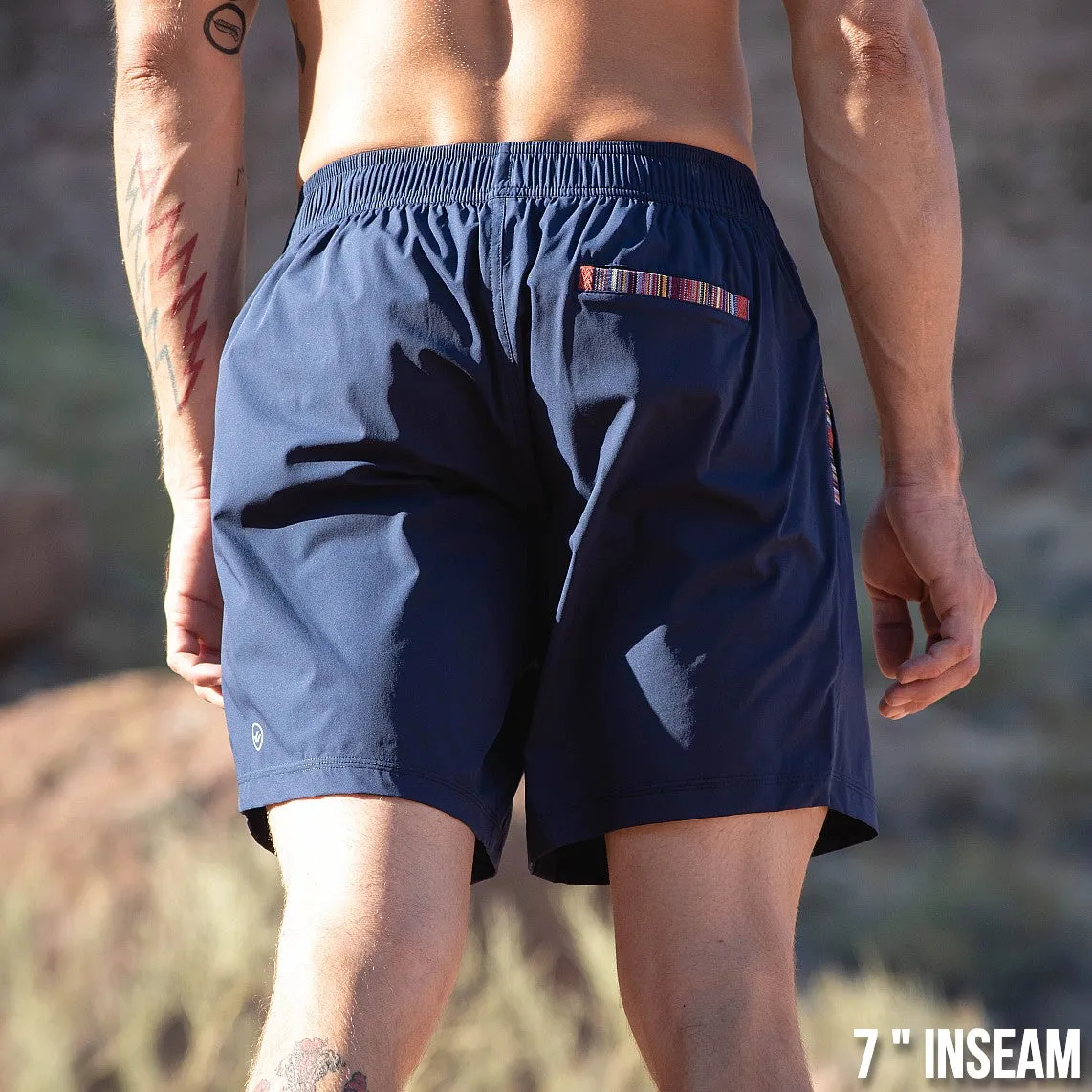 Flow Short (Athletic) - Adriatic 5.5" & 7" - Linerless