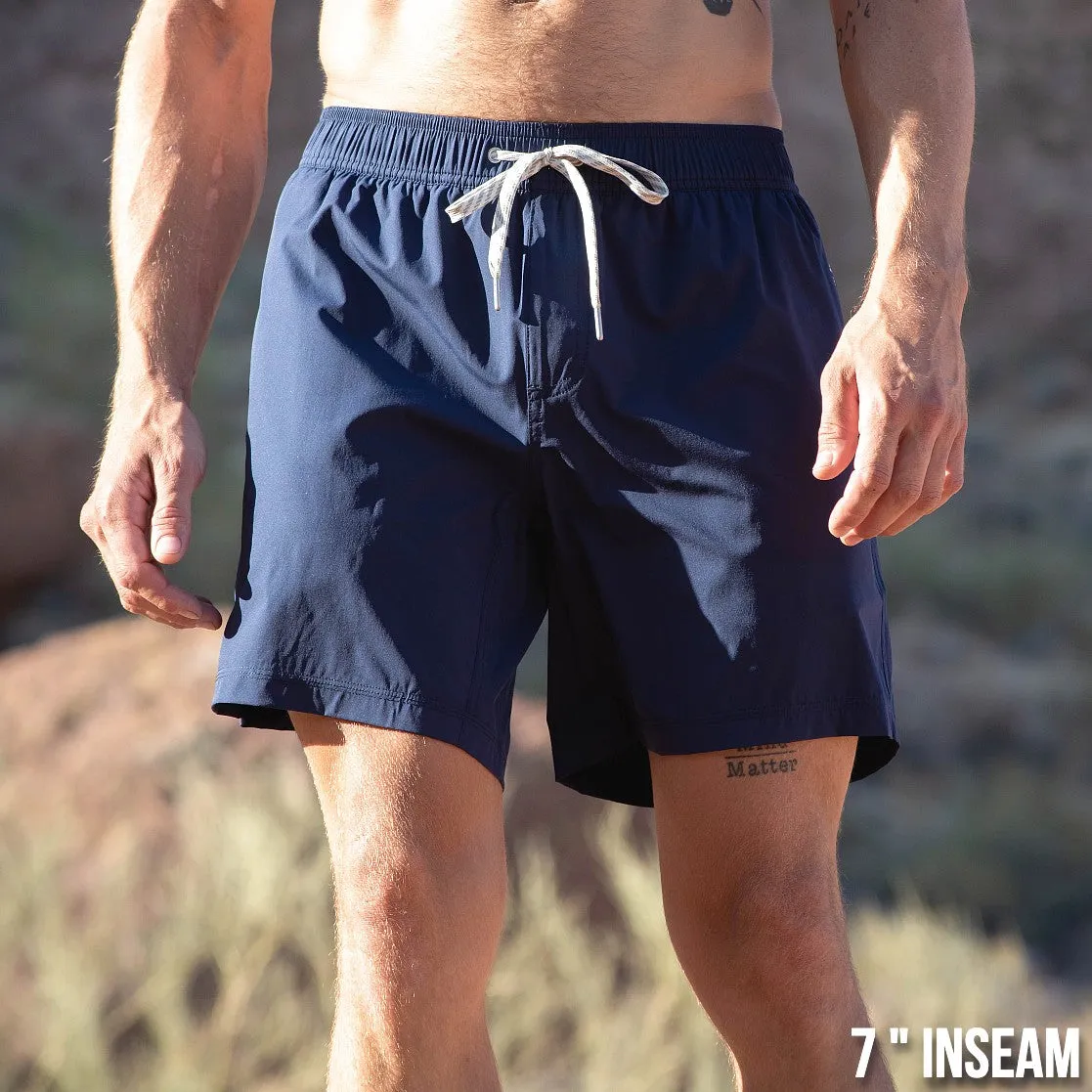 Flow Short (Athletic) - Adriatic 5.5" & 7" - Linerless