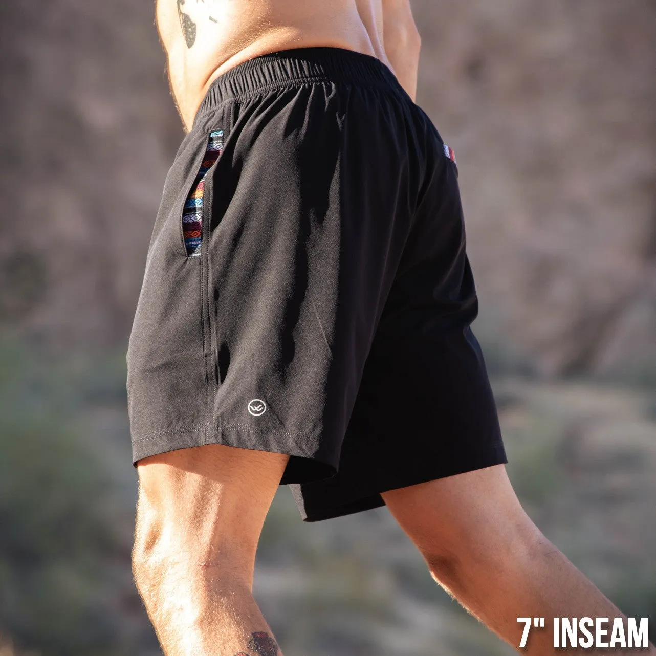 Flow Short (Athletic) - Jet 5.5" & 7" - Linerless