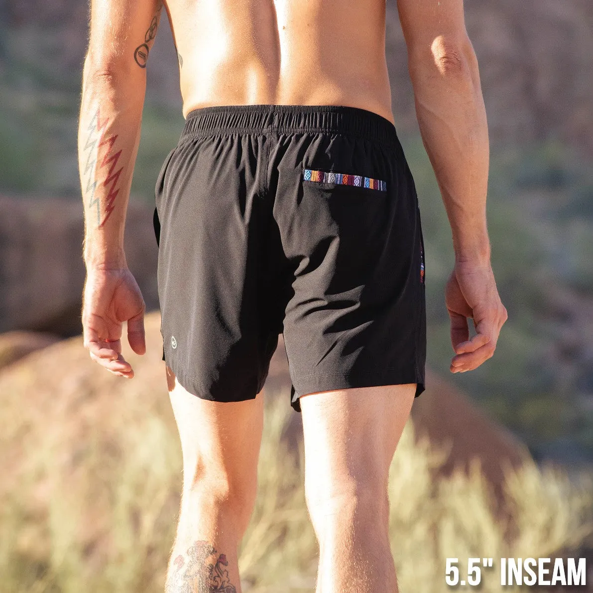 Flow Short (Athletic) - Jet 5.5" & 7" - Linerless