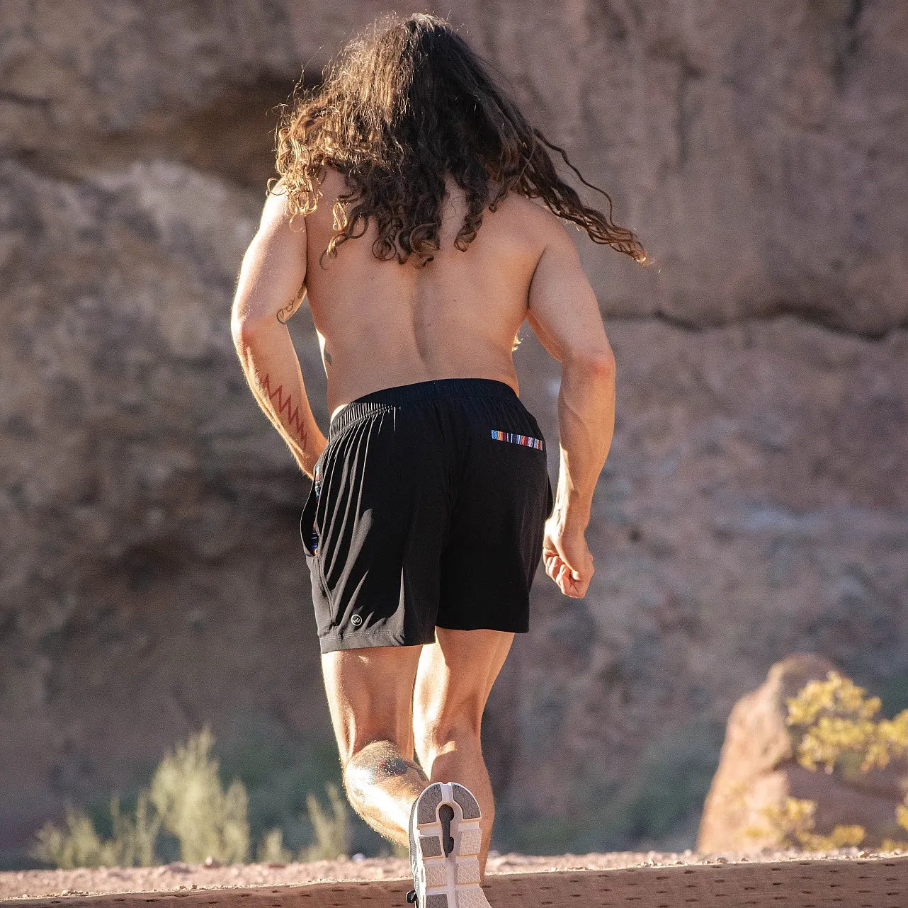 Flow Short (Athletic) - Jet 5.5" & 7" - Linerless