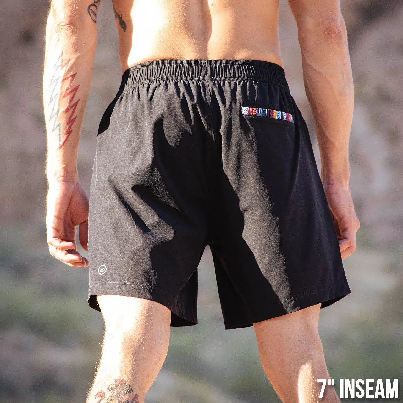 Flow Short (Athletic) - Jet 5.5" & 7" - Linerless