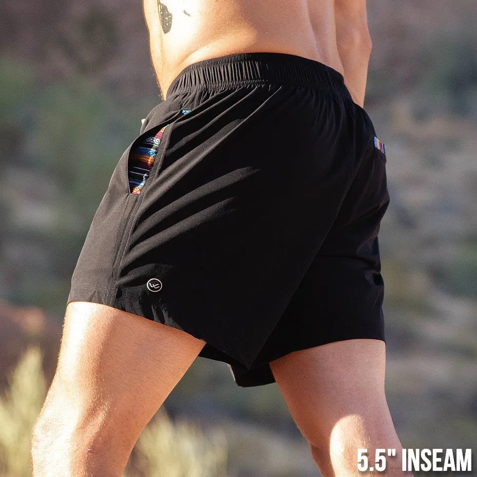 Flow Short (Athletic) - Jet 5.5" & 7" - Linerless
