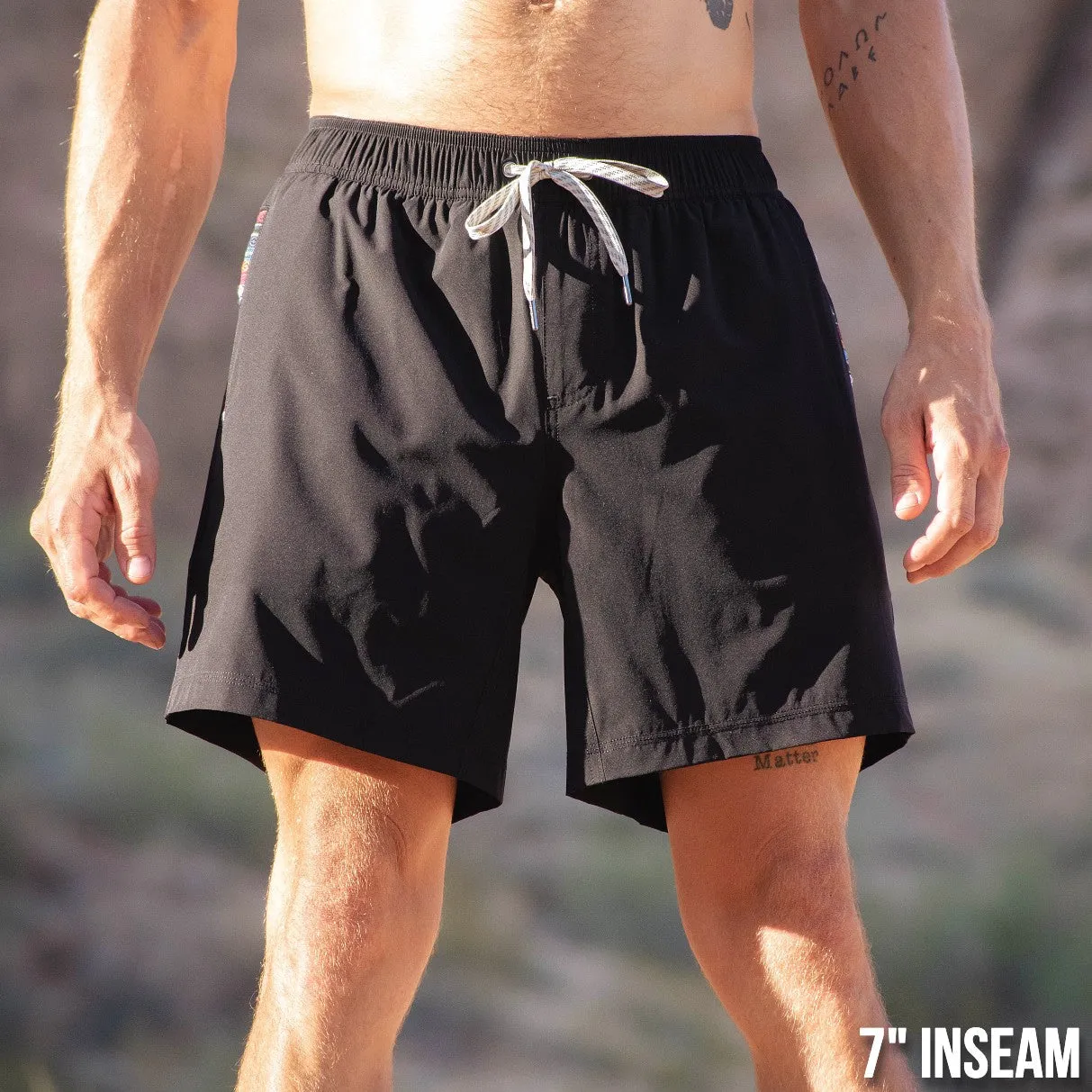 Flow Short (Athletic) - Jet 5.5" & 7" - Linerless