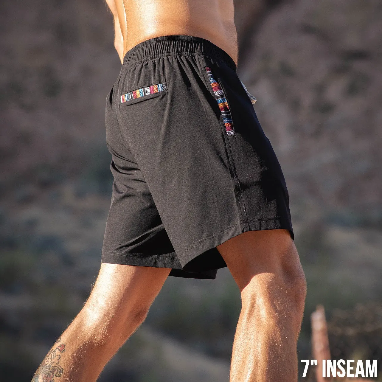 Flow Short (Athletic) - Jet 5.5" & 7" - Linerless