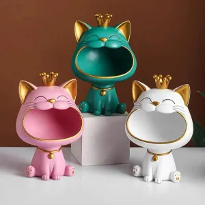 'Fortune Meow Majesty' Key Tray