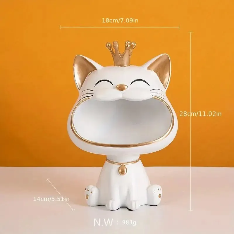 'Fortune Meow Majesty' Key Tray