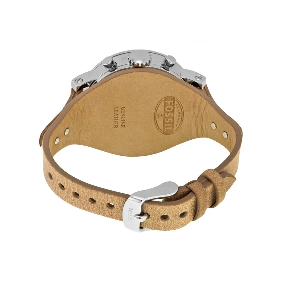 Fossil Original Boyfriend Chronograph White Dial Ladies Watch ES3625