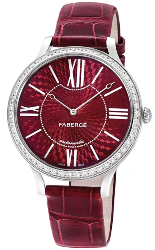 FWatch Lady 18ct White Gold Red Dial
